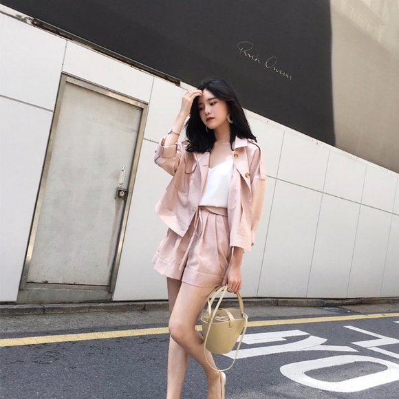 Summer Jacket and Shorts Set - Picture 3 of 7